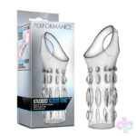 Blush Novelties Sex Toys - Performance Studded Sleeve Ring - Clear