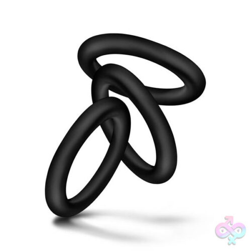 Blush Novelties Sex Toys - Performance - Vs2 Pure Premium Silicone Cockrings - Small - Black
