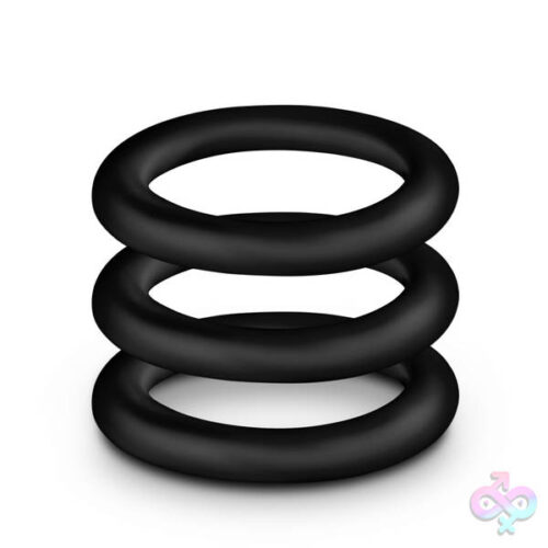 Blush Novelties Sex Toys - Performance - Vs2 Pure Premium Silicone Cockrings - Small - Black
