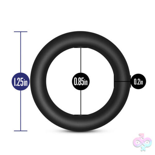 Blush Novelties Sex Toys - Performance - Vs2 Pure Premium Silicone Cockrings - Small - Black