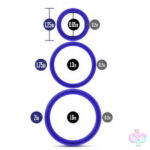 Blush Novelties Sex Toys - Performance - Vs4 Pure Premium Silicone Cockring Set - Indigo