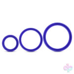 Blush Novelties Sex Toys - Performance - Vs4 Pure Premium Silicone Cockring Set - Indigo