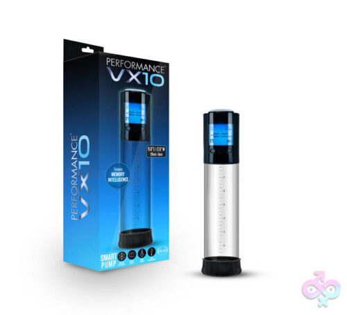 Blush Novelties Sex Toys - Performance - Vx10 - Smart Pump - Clear