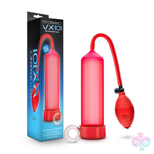 Blush Novelties Sex Toys - Performance - Vx101 Male Enhancement Pump - Red