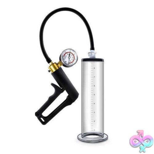Performance - Vx7 Vacuum Penis Pump With Brass Trigger &Amp; Pressure Gauge - Clear - Image 3