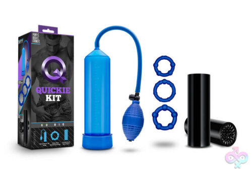Blush Novelties Sex Toys - Quickie Kit - Go Big - Blue