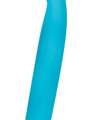Rose Scarlet G-Spot Wand by Blush — curved vibrator with bulbous tip in blue