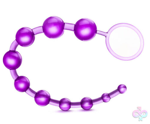 Blush Novelties Sex Toys - Sassy 10 Anal Beads - Purple