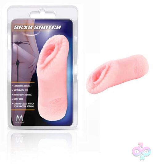 Blush Novelties Sex Toys - Sexy Snatch Masturbator - White