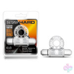 Blush Novelties Sex Toys - Stay Hard 10 Function Vibrating Bull Ring - Clear