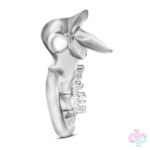 Blush Novelties Sex Toys - Stay Hard - 10 Function Vibrating Tongue Ring - Clear