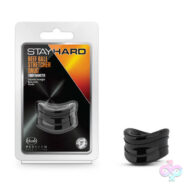 Blush Novelties Sex Toys - Stay Hard - Beef Ball Stretcher Snug - 1 Inch Diameter - Black