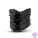 Stay Hard - Beef Ball Stretcher Snug X Long - 1 Inch Diameter - Black