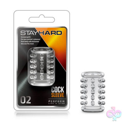 Blush Novelties Sex Toys - Stay Hard Cock Sleeve 02 - Clear