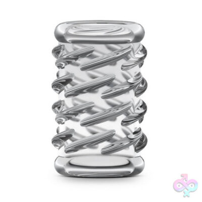 Stay Hard Cock Sleeve 06 Clear by Blush — stretchy penis extension sleeve