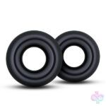Stay Hard Donut Rings Over Sized black elastomer cock ring by Blush