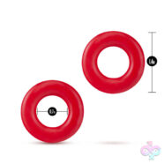 Blush Novelties Sex Toys - Stay Hard - Donut Rings - Red