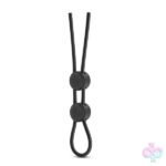 Blush Novelties Sex Toys - Stay Hard - Silicone Double Loop Cock Ring  - Black