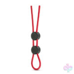 Blush Novelties Sex Toys - Stay Hard - Silicone Double Loop Cock Ring  - Red