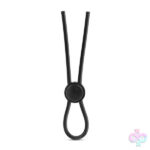 Blush Novelties Sex Toys - Stay Hard - Silicone Loop Cock Ring - Black
