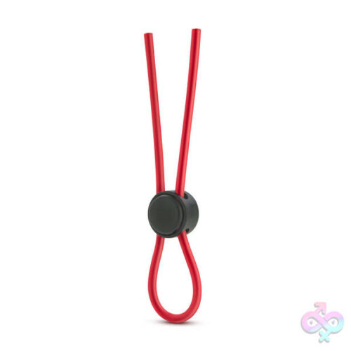 Blush Novelties Sex Toys - Stay Hard - Silicone Loop Cock Ring - Red
