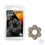 Blush Novelties Sex Toys - Stay Hard - Thick Bead Cock Ring - Black