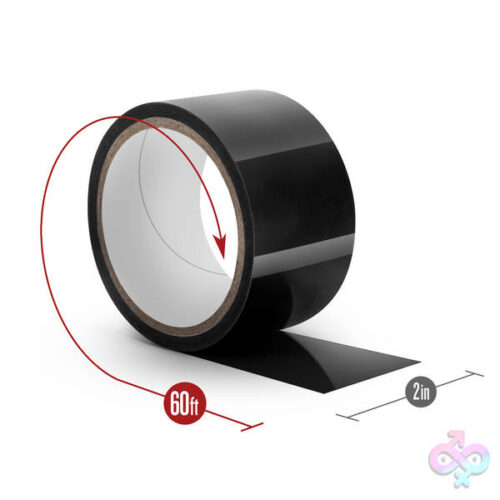 Blush Novelties Sex Toys - Temptasia - Bondage Tape - 60 Feet - Black