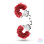 Blush Novelties Sex Toys - Temptasia - Plush Fur Cuffs - Burgundy