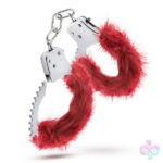 Blush Novelties Sex Toys - Temptasia - Plush Fur Cuffs - Burgundy
