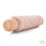 Blush Novelties Sex Toys - X5 Hard on Vibrating 9 Inch Dildo - Natural