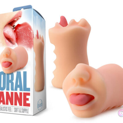 X5 Men Oral Anne Vanilla realistic oral masturbator by Blush in pink