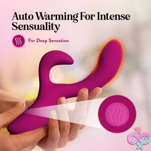 Blush Quinn Rabbit Vibrator Burgundy - Image 4