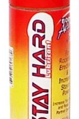 Body Action Stay Hard 2 Oz water-based stamina lubricant by Body Action