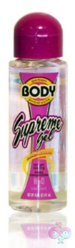 Sex lubricant brands — Body Action Supreme Gel 4.8 oz water-based personal lubricant by Body Action