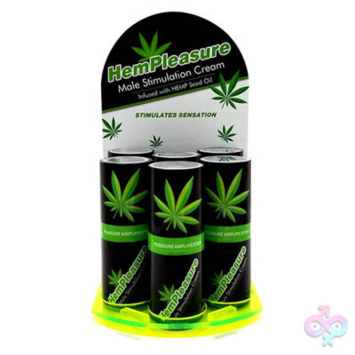 Body Action Sex Toys - Hempleasure for Men .5 Oz 6 Bottle Display