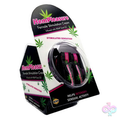Body Action Sex Toys - Hempleasure for Women Sample Packet 50 Pc Fish Bowl Display