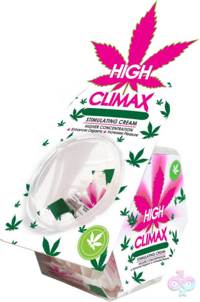 Body Action Sex Toys - High Climax Female Stimulating Cream - 0.067 Fl.  Oz. - 50 Pc. Bowl Display