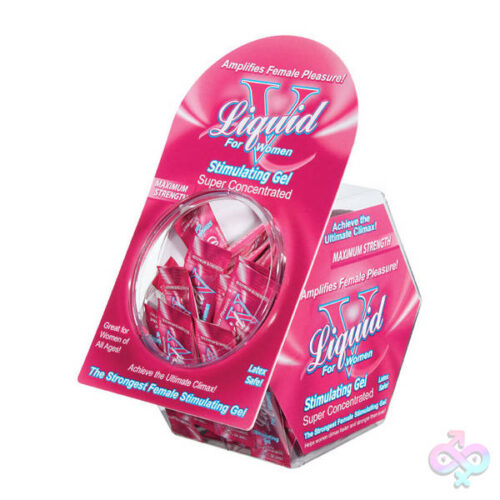 Body Action Sex Toys - Liquid v for Women - 50 Pieces Jar Display