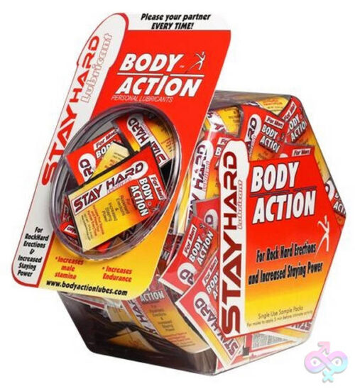 Body Action Sex Toys - Stay Hard Pillow Packs Jar-144 Count