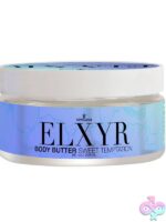 Sweet Temptations vanilla sugar body butter white jar by Sensuva