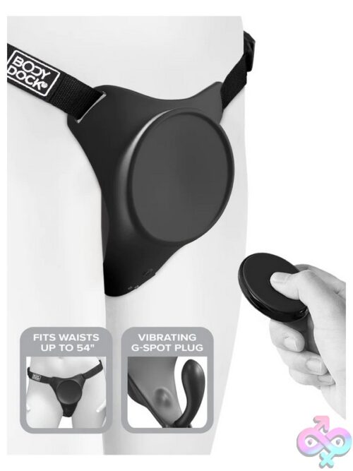 Body Dock G-Spot Pro Vibrating Strap-On Harness - Image 2