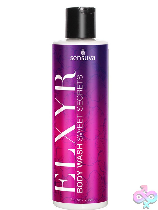 Discreet-Toys-Body-Wash-Sweet-Secrets-8-Oz-Nu-Vl940 Purple 8 Oz Sweet Secrets Body Wash Bottle With Pomegranate Fig Coconut And Plumeria Scent By Sensuva