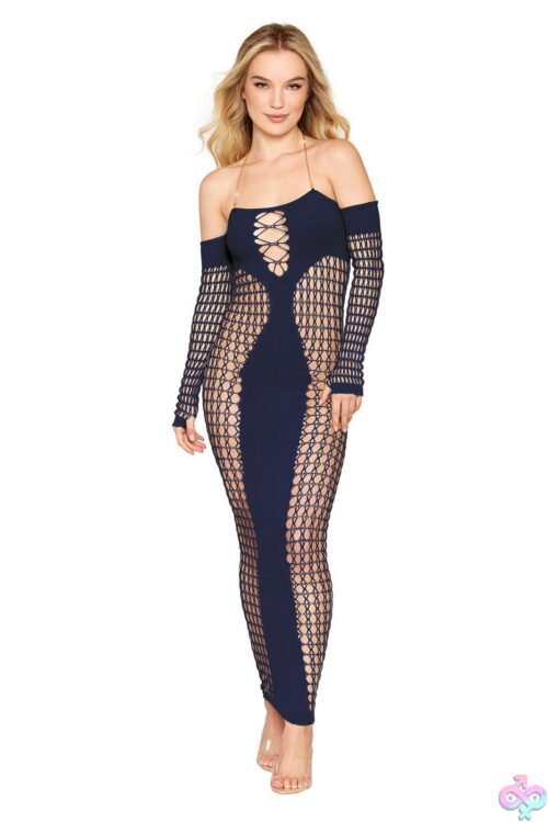 Bodystocking Gown - One Size - Denim - Image 2