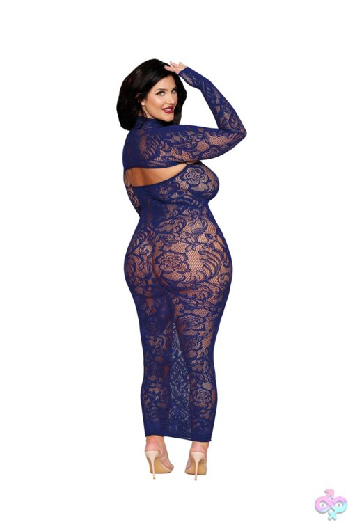 Bodystocking Gown And Shrug Dmnd - Queen - Eclipse - Image 2