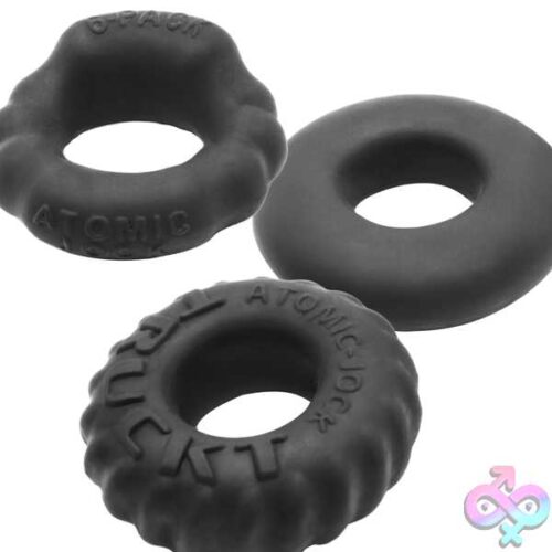 Bonemark 3-Pack Boner Cockring Kit - Black - Image 2