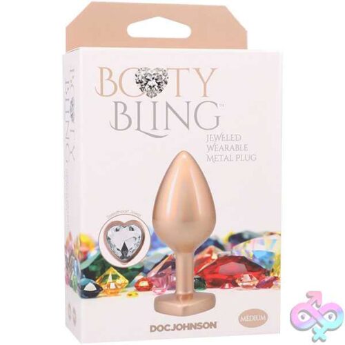 Booty Bling Metal Heart Plug - Image 7