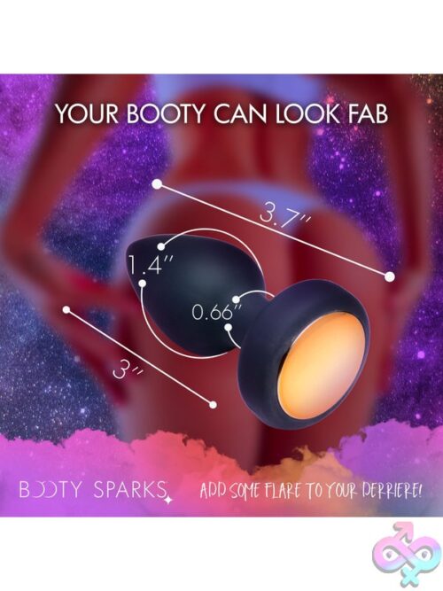 7X Light Up Rechargeable Anal Plug - Small - Image 9