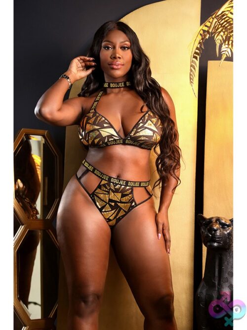Boujee Bralette &Amp; Cutout Panty Set - Image 2