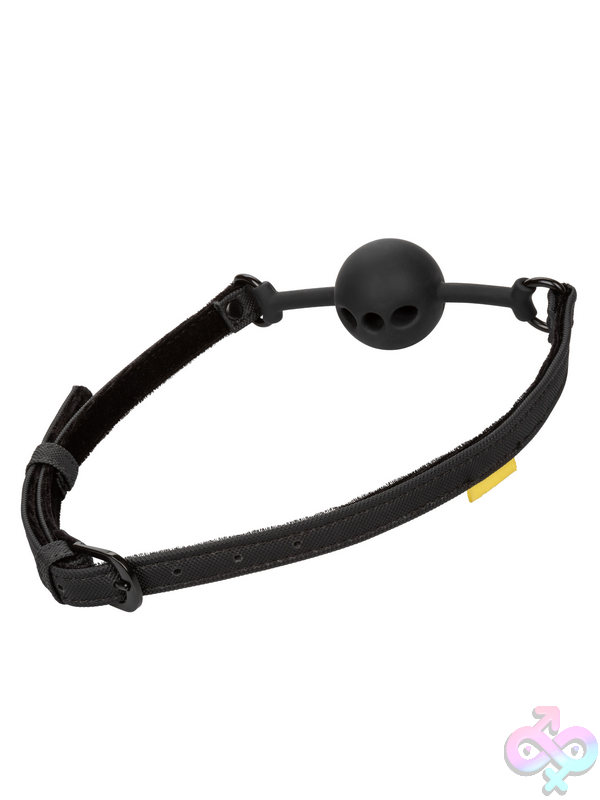 CalExotics Sex Toys - Ball and Mouth Gags Black Breathable Ball Gag Toy - Image 9