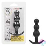 Boundless Vibrating Beaded Plug - Black - Image 2